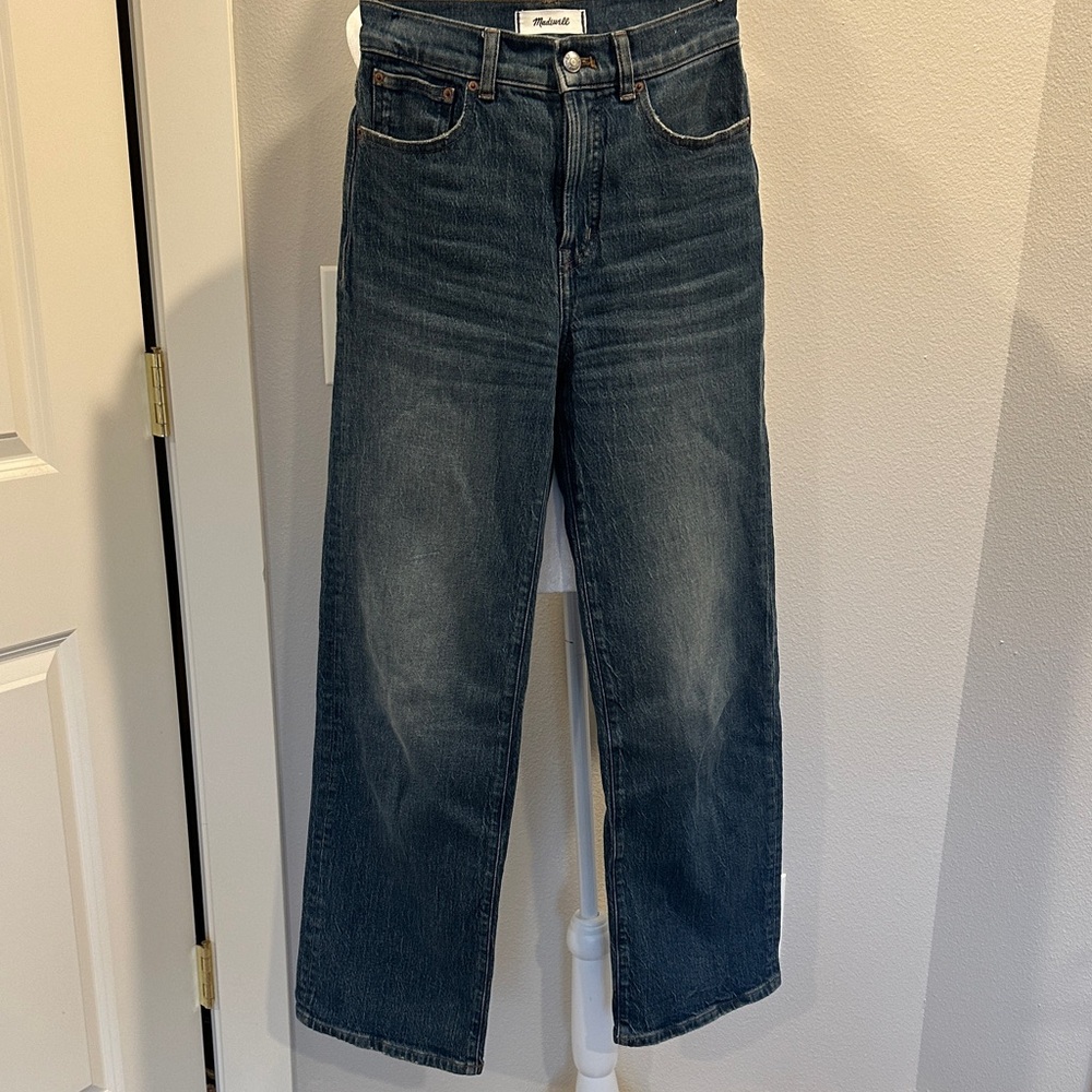 Madewell Women's Dark Blue Flare Jeans
